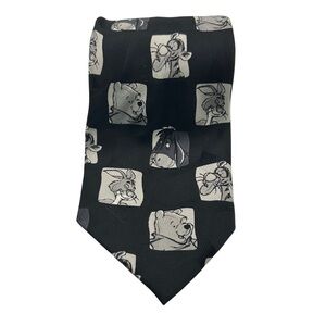 Vintage Disney Tie Winnie The Pooh Novelty 90s Character Cartoon Retro Graphic